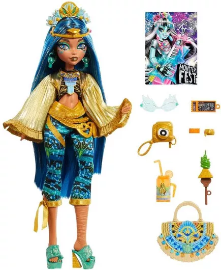 Barbie Mattel Mattel Monster High Kούκλα Fest Cleo De Nile