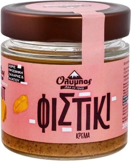 Φυστικοβούτυρο Όλυμπος Απαλό 200gr