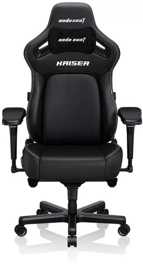 Καρέκλα Gaming Anda Seat Kaiser 4 XL Premium Δερματίνης με Ρυθμιζόμενα Μπράτσα Elegant Black