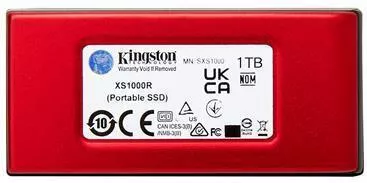 Εξωτερικός Σκληρός Δίσκος SSD Kingston XS1000 USB-C 1TB 1.8" Κόκκινο