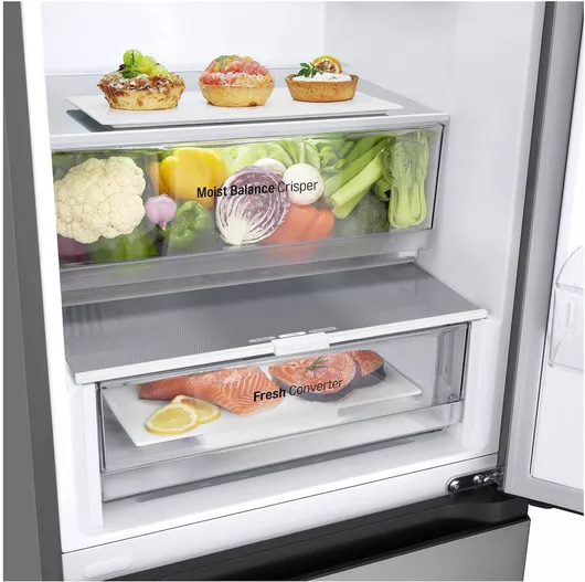 Ψυγειοκαταψύκτης LG GBV3100DPY 344lt 186x59.5x67.5cm Inox