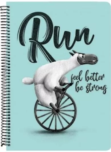 Τετραδιο Run 32073 Σπιραλ 3 Θεματα 17X2cm 90 Φύλλων 5 Σχεδια - Τυχαία Επιλογή Σχεδίου