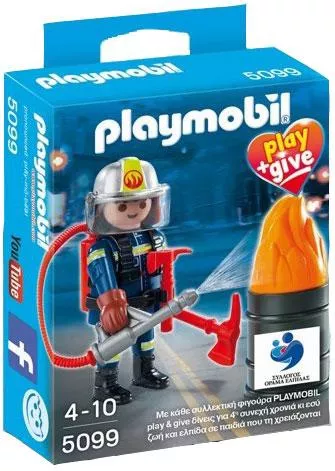 Playmobil Play+Give: Πυροσβέστης για 4+ Ετών #5099