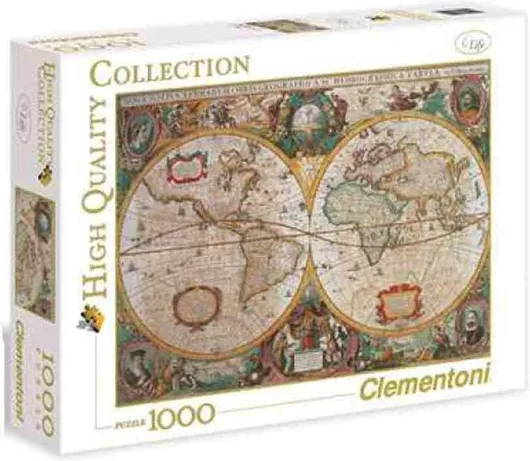 Clementoni Cle Puzzle 1000 Compact Ancient Map 39706