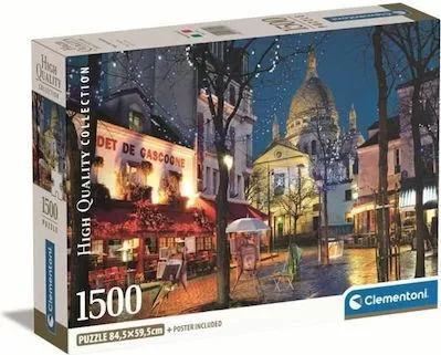 Παζλ Clementoni Paris Montmartre 1500 Τεμάχια
