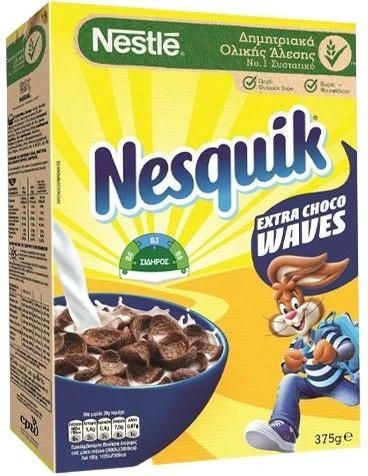 Δημητριακά Nestle Nesquik Choco Waves 375gr