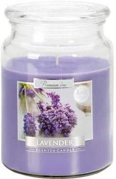 Κερί Bispol σε Βάζο με Άρωμα Λεβάντα 500gr