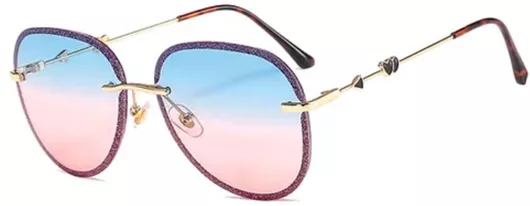 Γυναικεία Γυαλιά Ηλίου Martinez Alesia Aviator σε Ροζ 56mm