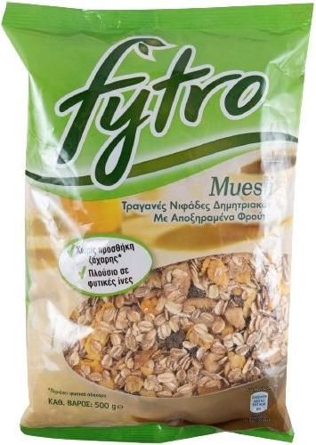 Δημητριακά Γιώτης Fytro Muesli Χωρίς Προσθήκη Ζάχαρης 500gr