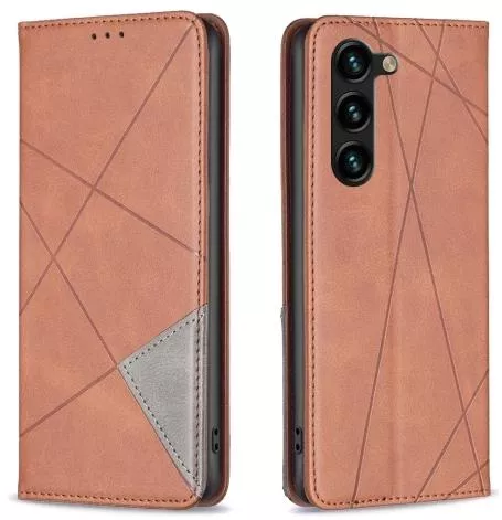 Θήκη Κινητού Back Cover για Samsung Galaxy S24 Plus 5G Δέρμα Καφέ