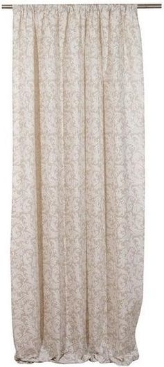 Κουρτίνα Viopros με Τρέσα Άρια 140x270cm Μπεζ