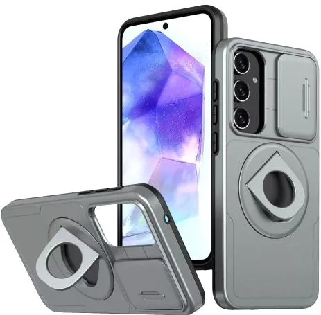 Θήκη Κινητού Back Cover με MagSafe για Samsung Galaxy A55 5G Titanium Grey