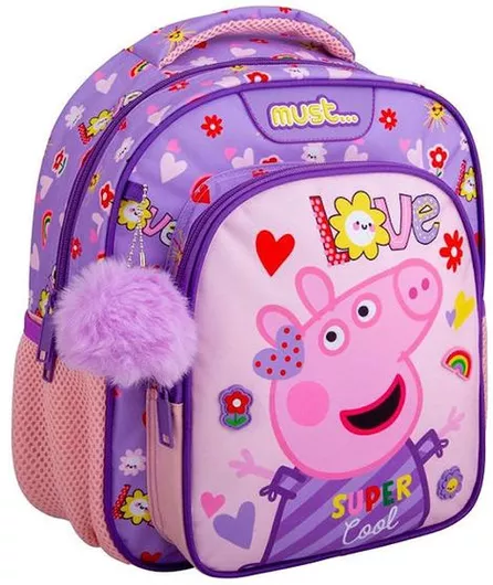Σχολική Τσάντα Νηπίου Must Πλάτης Peppa Pig Super Cool Ροζ