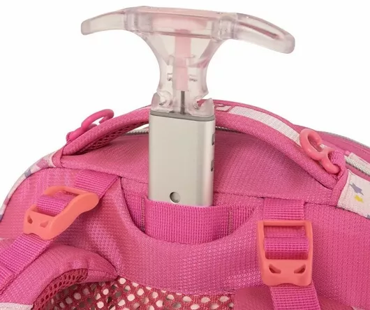 Σχολική Τσάντα Τρόλεϊ Δημοτικού Polo Base-Free Ice Cream με Θήκη για Παγούρι 25lt 2024 Ροζ