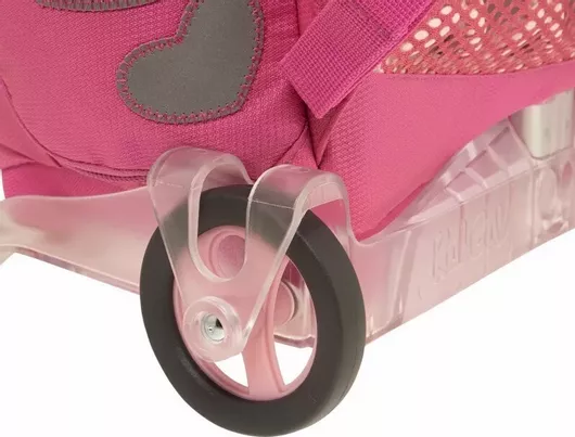 Σχολική Τσάντα Τρόλεϊ Δημοτικού Polo Base-Free Ice Cream με Θήκη για Παγούρι 25lt 2024 Ροζ