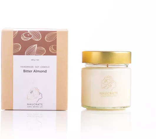 Αρωματικό Κερί Σόγιας Naucrate με Άρωμα Bitter Almond