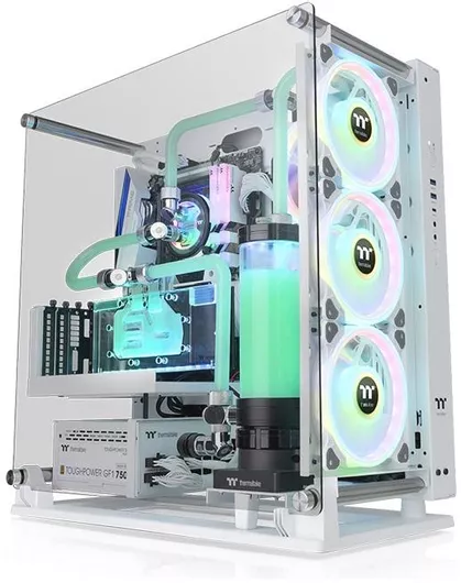 Κουτί Υπολογιστή Thermaltake Core P3 TG Pro Gaming Midi Tower με Πλαϊνό Παράθυρο Λευκό