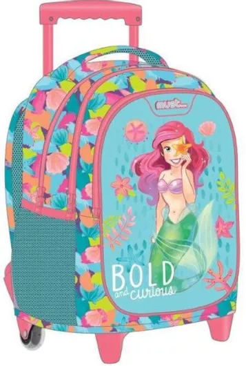 Σχολική Τσάντα Δημοτικού Τρόλεϊ Must Ariel Bold And Curious Γαλάζιο