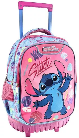 Σχολική Τσάντα Δημοτικού Πλάτης Must Lilo Stitch Ροζ