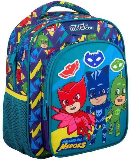 Σχολική Τσάντα Νηπιαγωγείου Πλάτης PJ Masks Pj Masks Calling All Heroes Πολύχρωμο