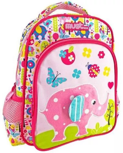 Σχολική Τσάντα Νηπιαγωγείου Πλάτης Must Cute Elephant Πολύχρωμο