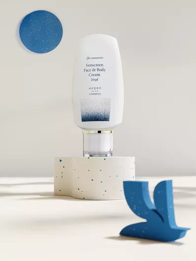 Αντηλιακό Προσώπου & Σώματος Aegeo Spas Κρέμα SPF30 150ml