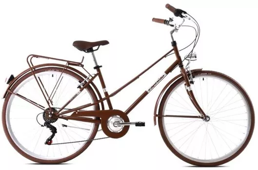Ποδήλατο Πόλης Capriolo 28" 2021 με Ταχύτητες Καφέ