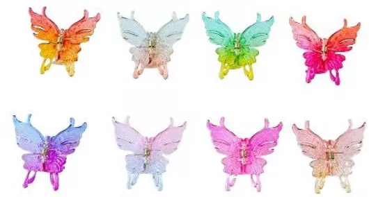 Παιδικό Κλάμερ Azure Πεταλούδα 1τμχ Τυχαία Επιλογή Χρώματος