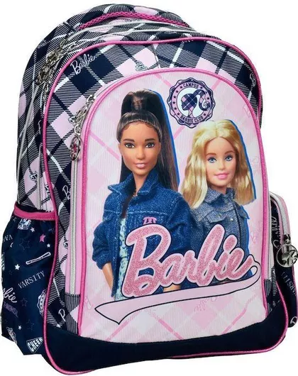 Σχολική Τσάντα Δημοτικού Πλάτης Gim Barbie Varsity