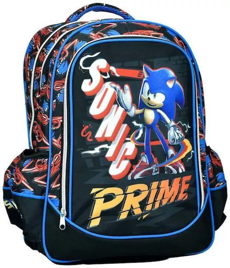 Σχολική Τσάντα Δημοτικού Πλάτης Gim Sonic Prime
