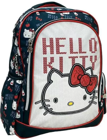 Σχολική Τσάντα Δημοτικού Πλάτης Gim Hello Kitty Croche