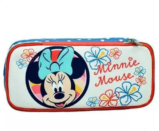Σχολική Κασετίνα Gim Minnie Boho Surf Μονή Οβάλ Πολύχρωμο