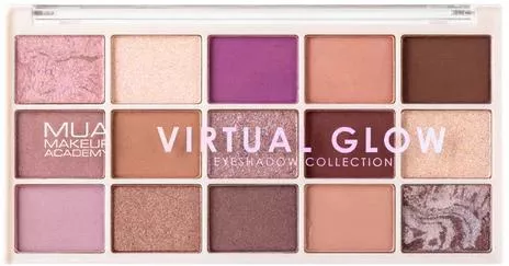Σκιά Ματιών Mua Makeup Academy Pallette Virtual Glow 15 Shade 12g