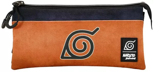 Karactermania Naruto Κασετίνα με 3 Θήκες Πορτοκαλί 1τμχ