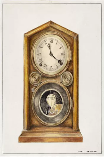 Πίνακας Mantel Clock (1935–1942) by Francis Law Durand 120x180cm