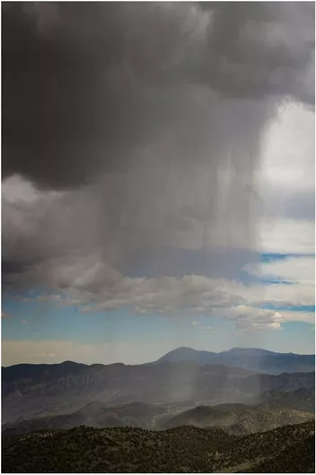 Πίνακας Rain Over Mountains Βροχή Πάνω από Βουνά 115x170cm