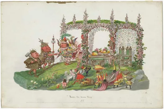 Πίνακας Rapp the Gnome King Float Design 1878 Knights of Momus parade ...