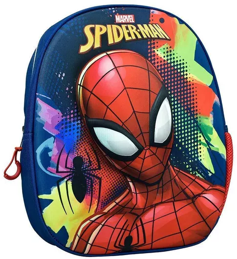 Σχολική Τσάντα Gim 3D Spiderman Silver Eyes Πλάτης Νηπίου 