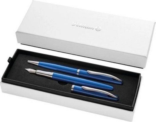 Σετ Στυλό με Πένα Pelikan Noble Elegance Μπλε σε Θήκη