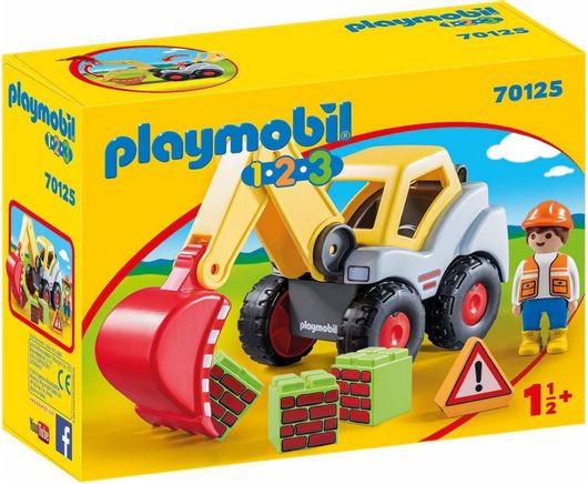 Playmobil 123 Φορτωτής Εκσκαφέας για 18+ Μηνών #70125
