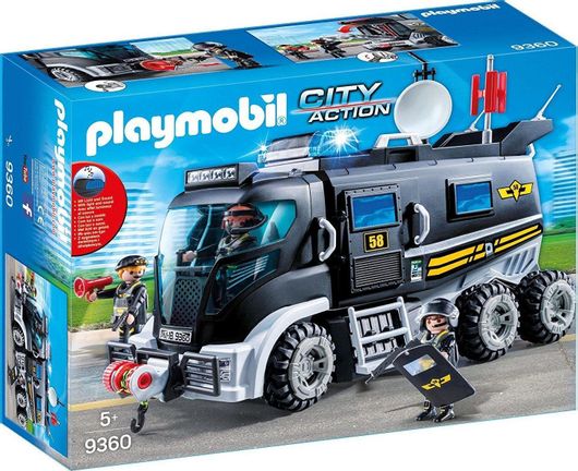 Playmobil City Action Θωρακισμένο Όχημα Ειδικών Αποστολών για 5+ Ετών #9360