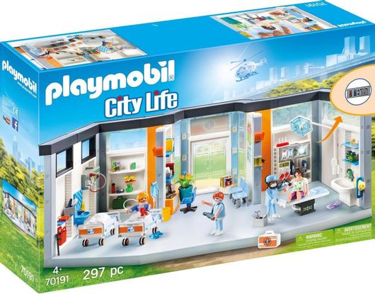 Playmobil City Life Furnished Hospital Wing για 4 ετών