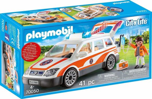 Playmobil City Life Emergency Car with Light & Sound για 4+ Eτών #70050