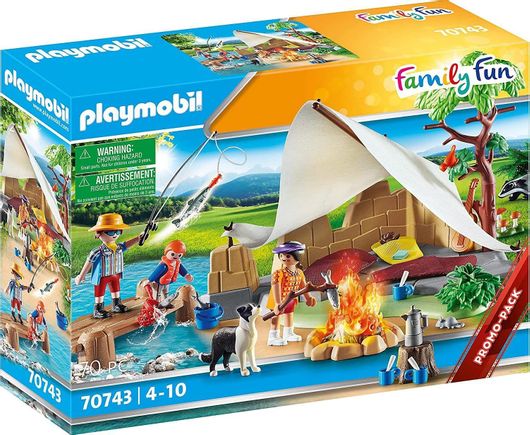 Playmobil Family Fun Family Camping Trip για 4+ Ετών #70743