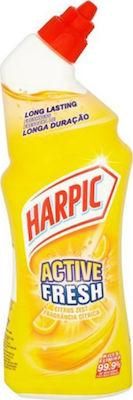 Harpic Active Fresh Gel Καθαρισμού Λεκάνης με Άρωμα Lemon 750ml