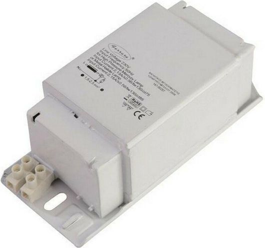 Μετασχηματιστής Eurolamp Φωτιστικών Στοιχείων Μαγνητικός Υδραργύρου 250W 230V Λευκό 147-50257