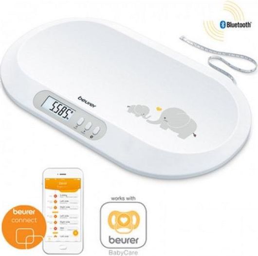 Βρεφοζυγός Beurer BY 90 Ψηφιακός Λευκό 