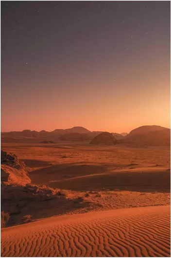 Πίνακας Desert Sunset Ηλιοβασίλεμα της ερήμου 130x200cm