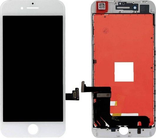 Οθόνη με Μηχανισμό Αφής για iPhone 8 Plus Λευκό
