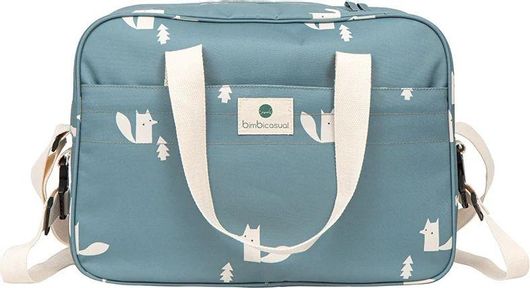 Τσάντα Αλλαξιέρα Ώμου Bimbidreams Forest 42x18x30cm Πράσινο